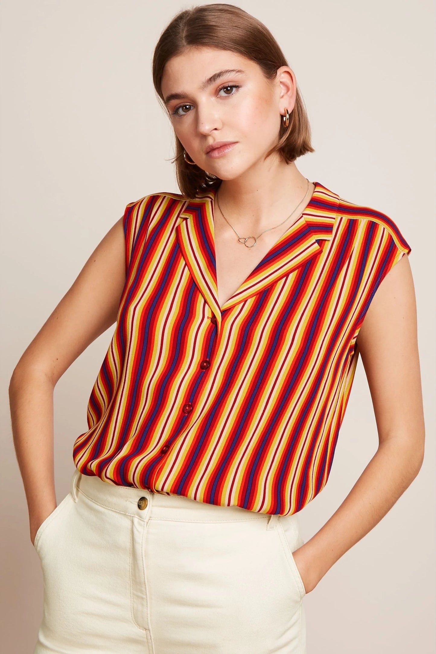 King Louie July Giverny blouse