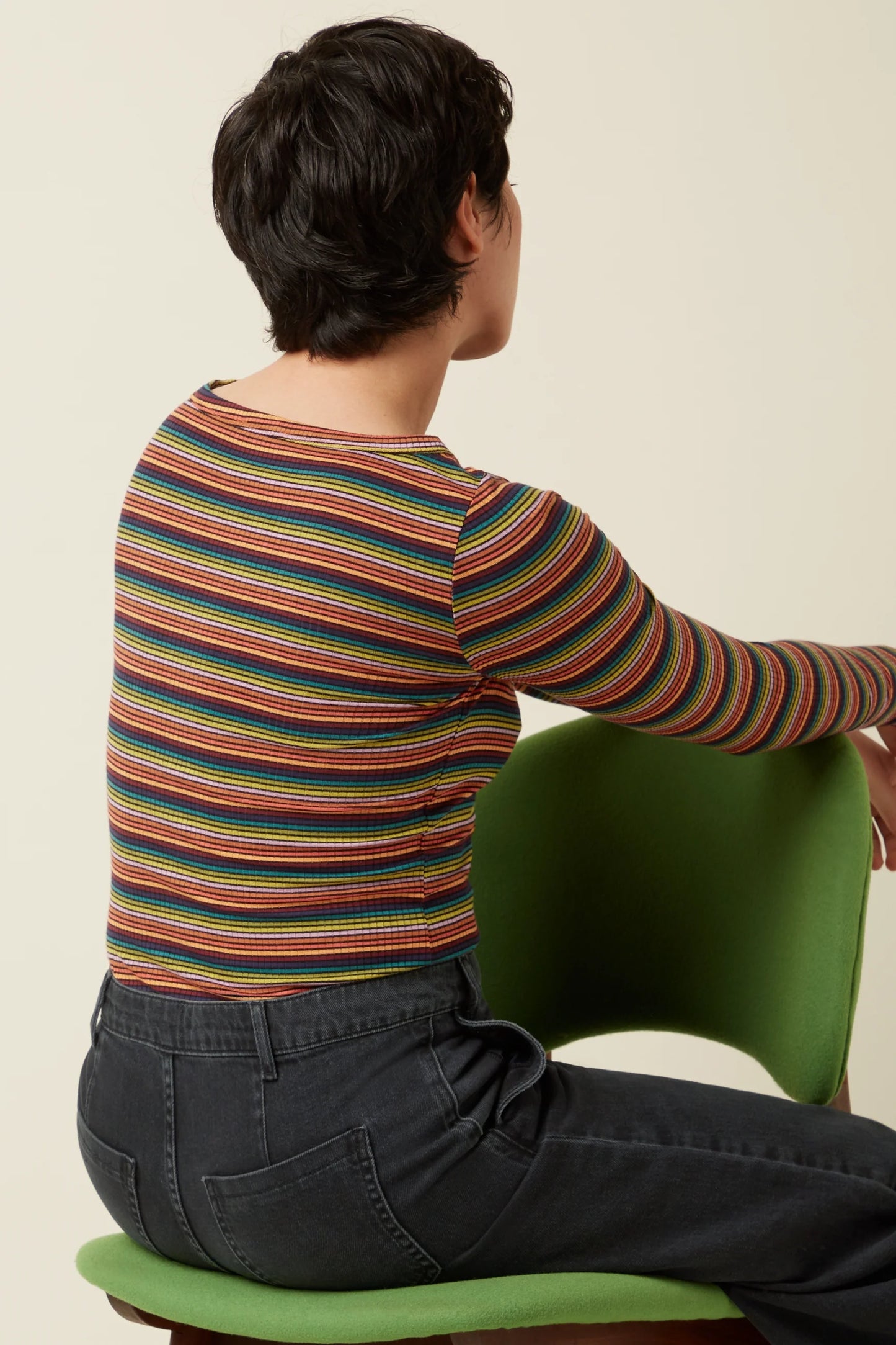 King Louie Lili tee lumi stripe