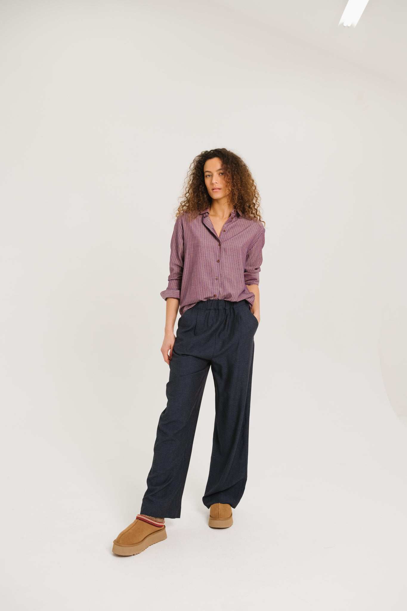 Sacrecoeur Marion Tan blouse