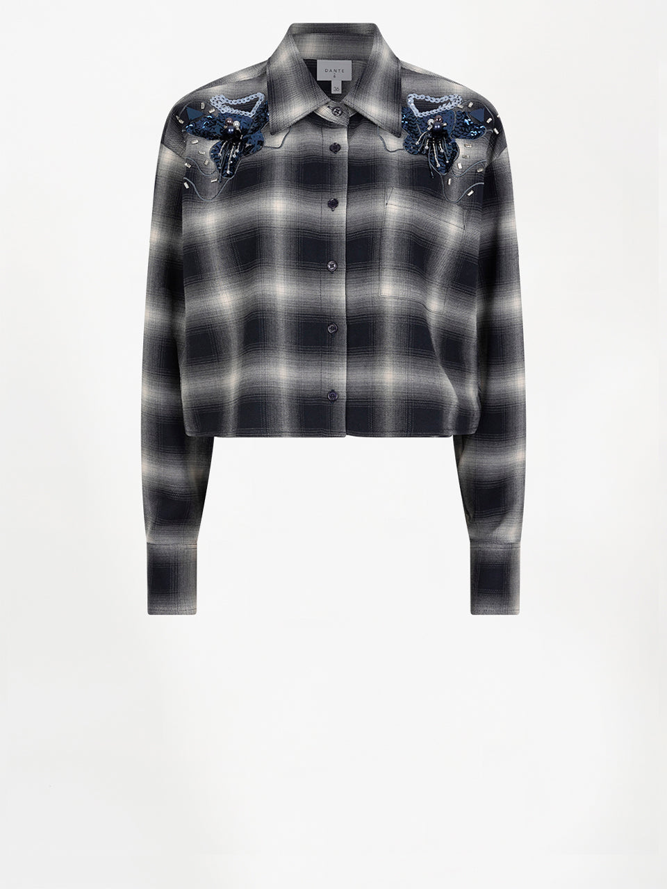 Dante6 Eason check blouse