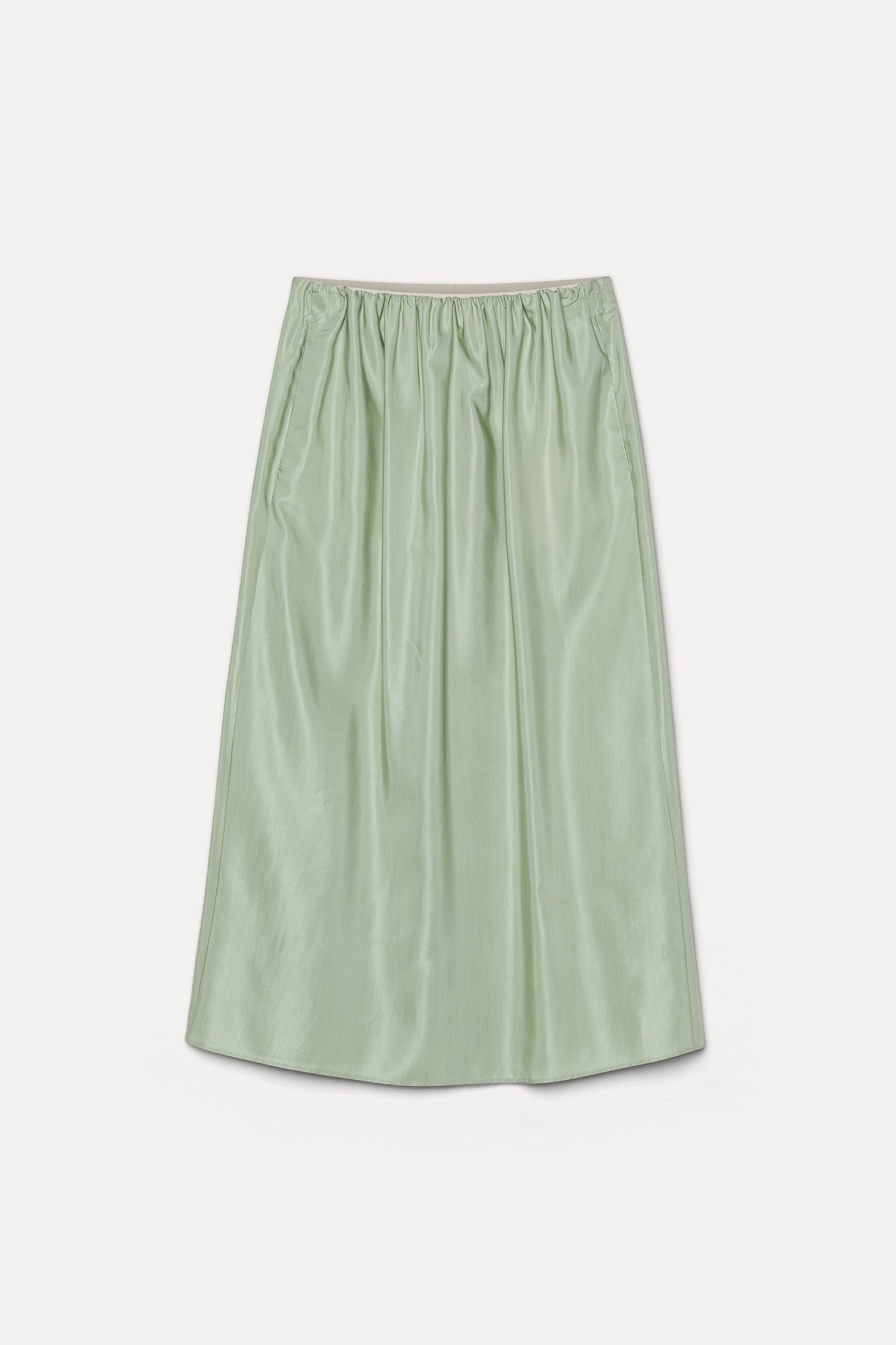 Pomandere groene midi rok