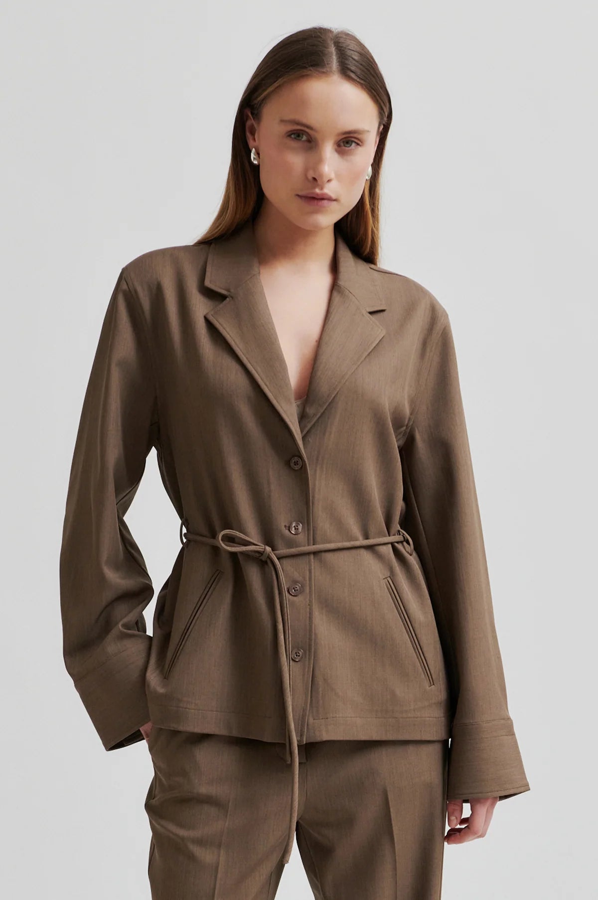 Second Female Neel shirt blazer