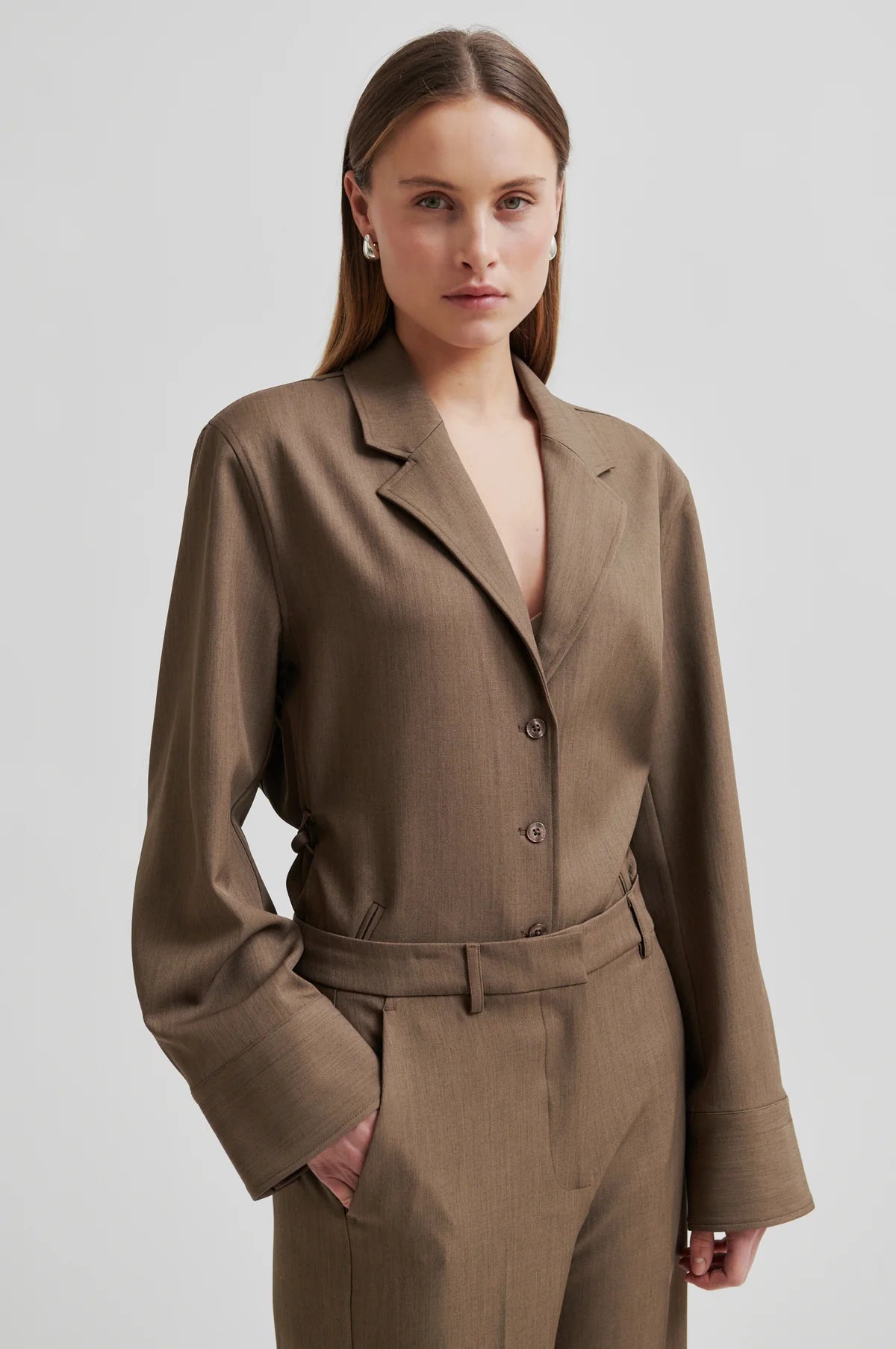 Second Female Neel shirt blazer