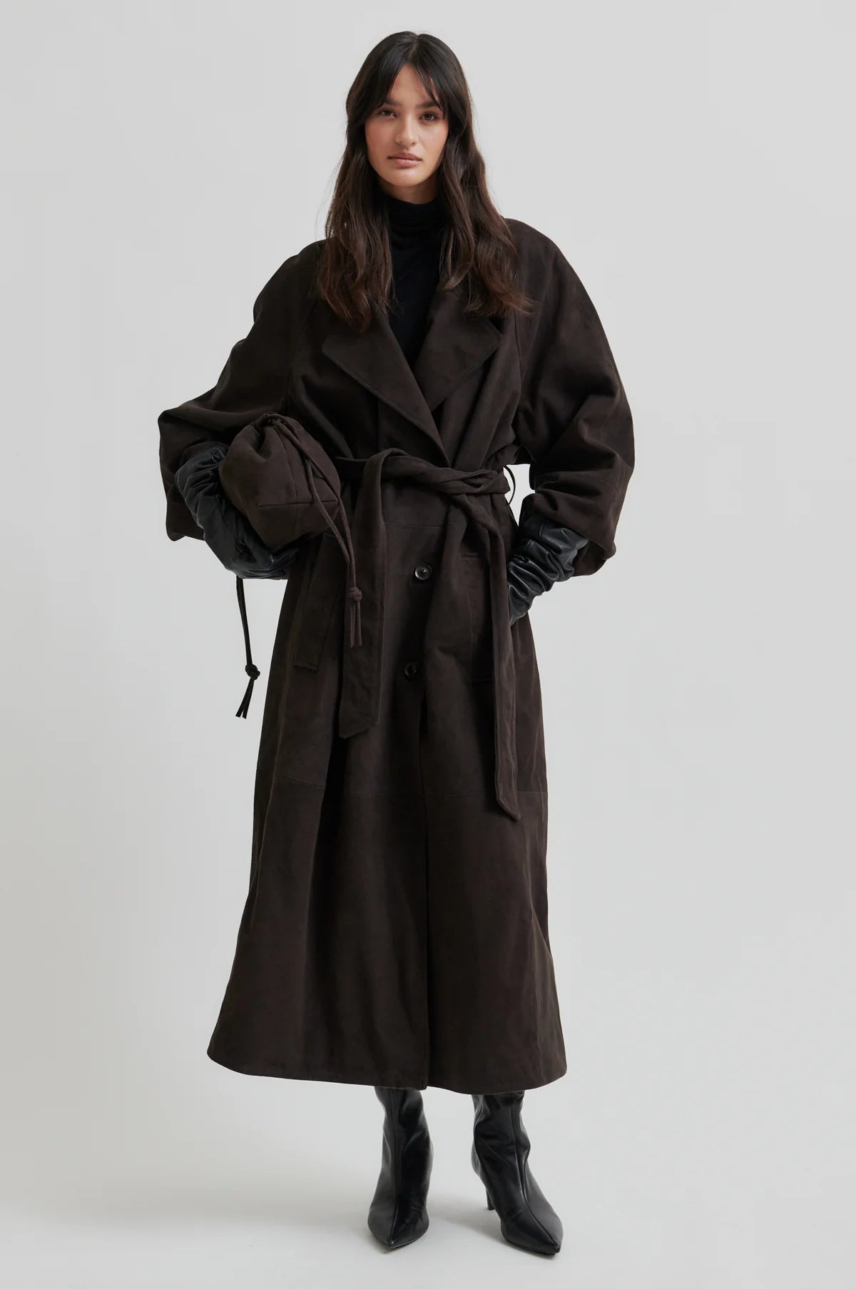 Second Female Noomi Suede trenchcoat