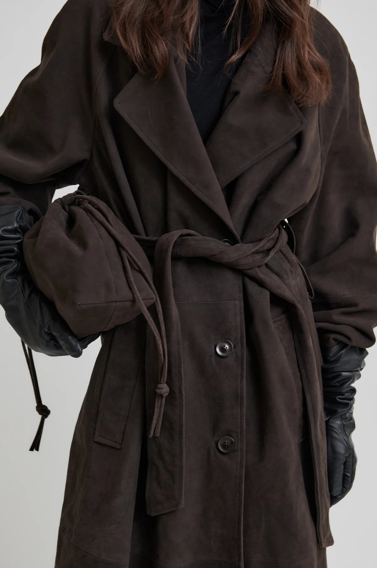 Second Female Noomi Suede trenchcoat