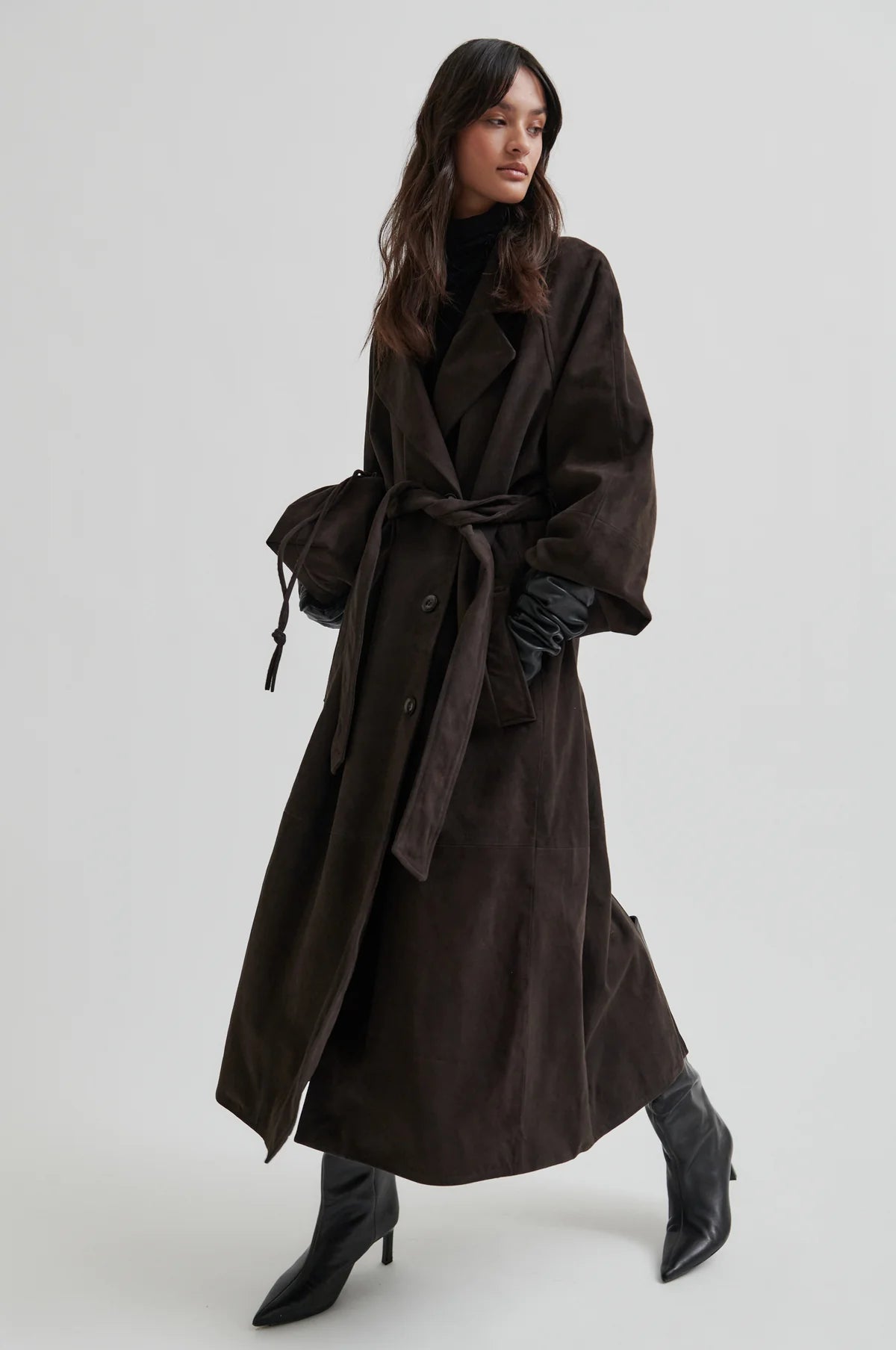 Second Female Noomi Suede trenchcoat