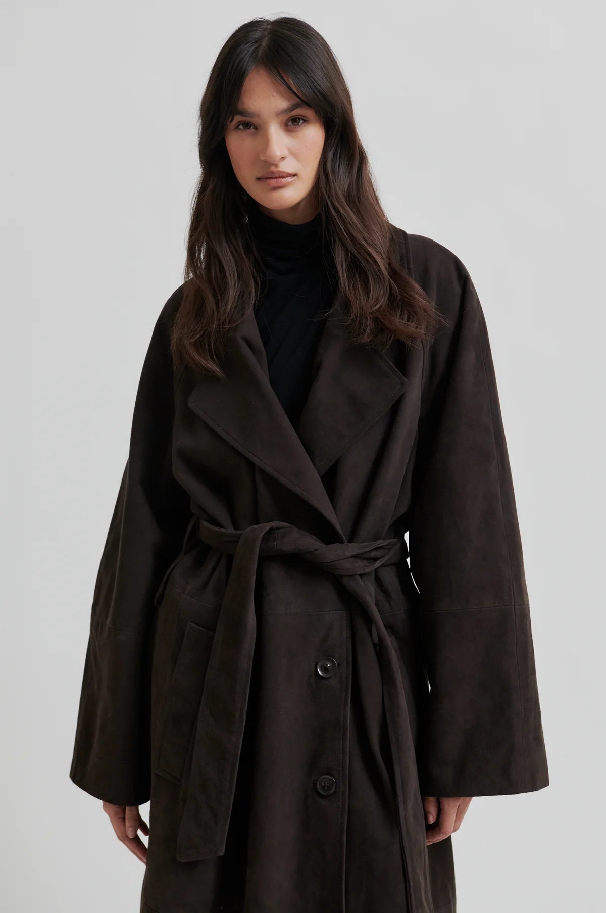 Second Female Noomi Suede trenchcoat