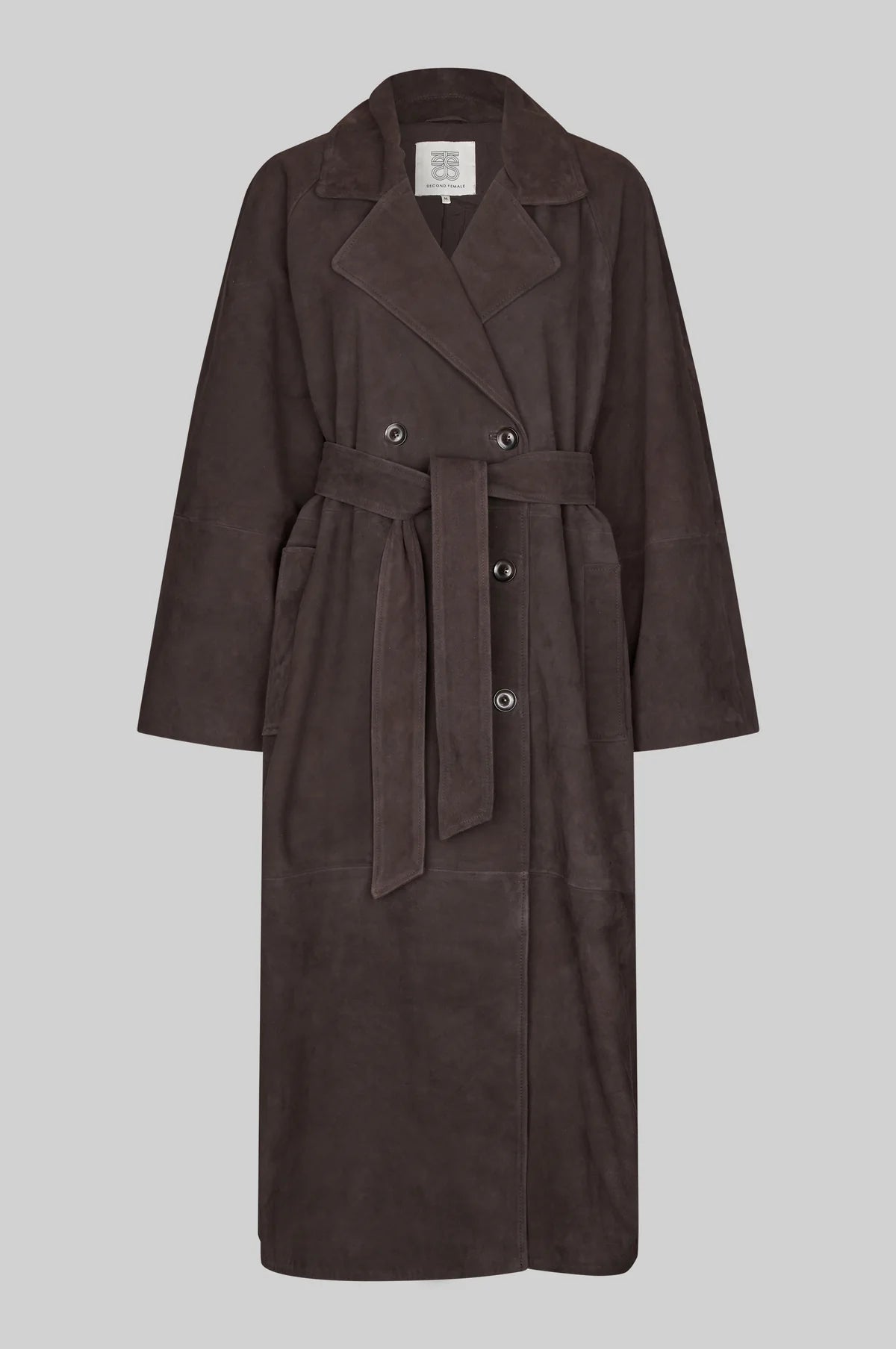 Second Female Noomi Suede trenchcoat
