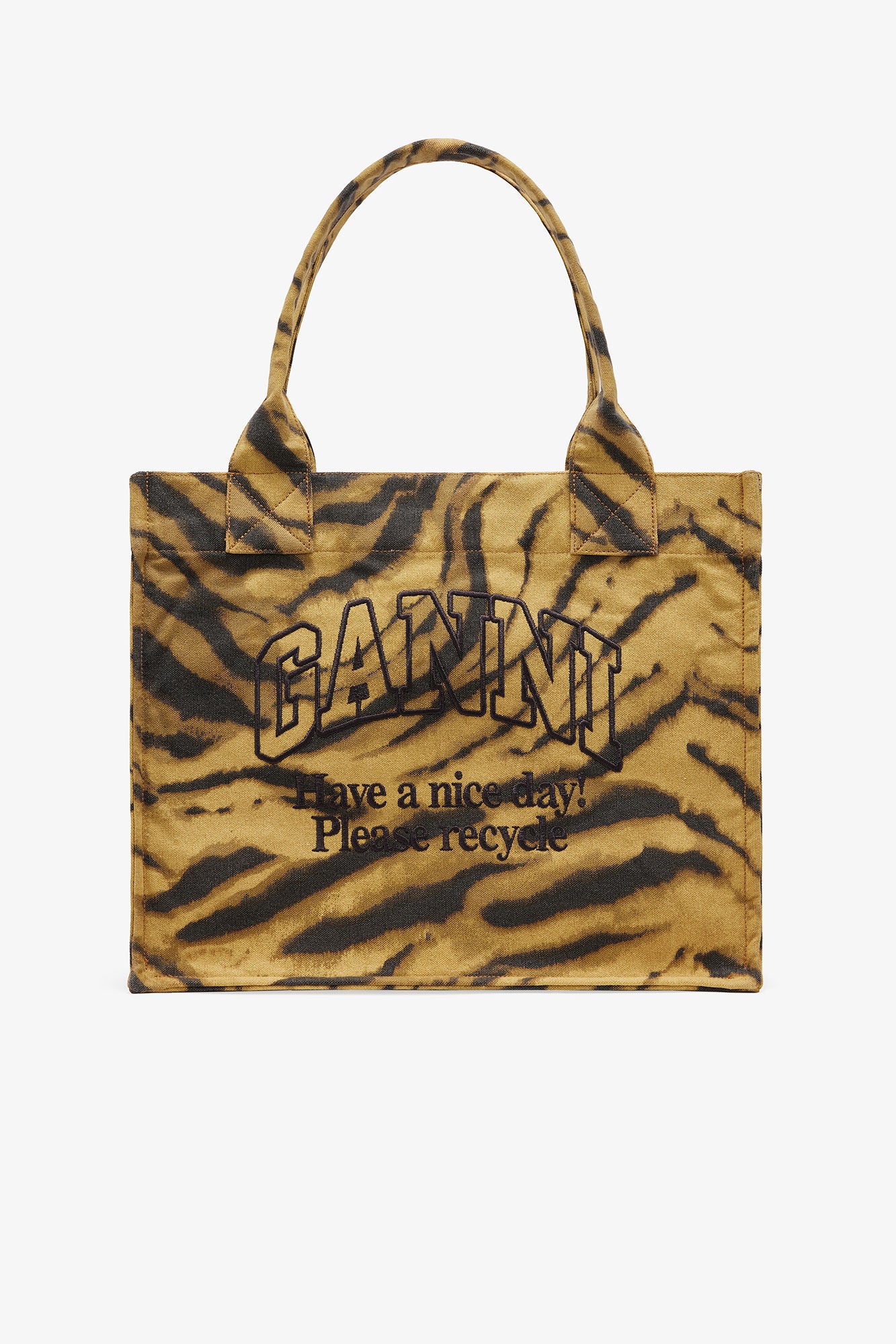 Ganni shopper zebra