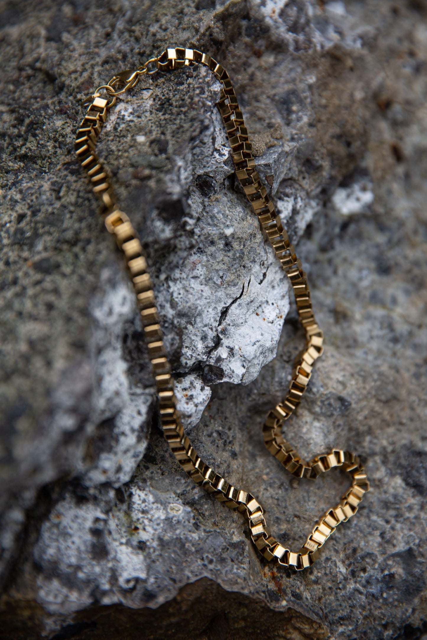 Bandhu Box chain ketting goud