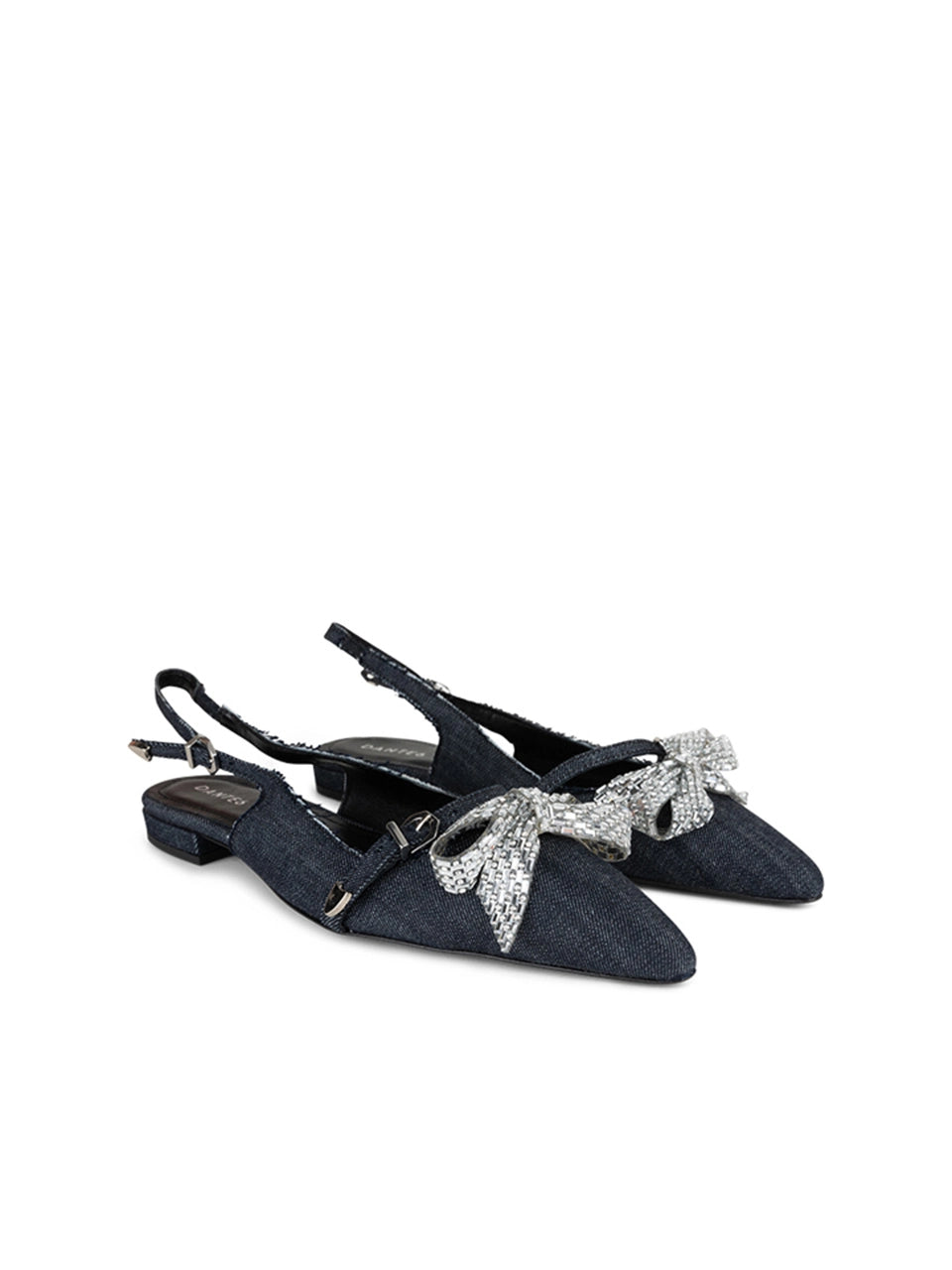 Dante6 Cinque denim slingbacks