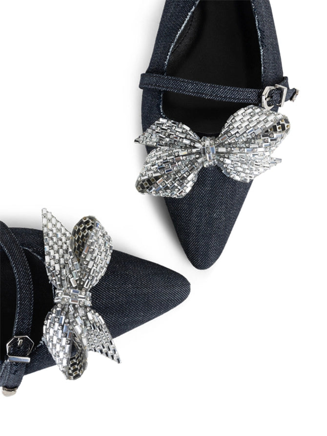 Dante6 Cinque denim slingbacks