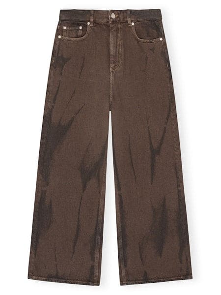 Ganni Overdyed heavy denim baggy jeans