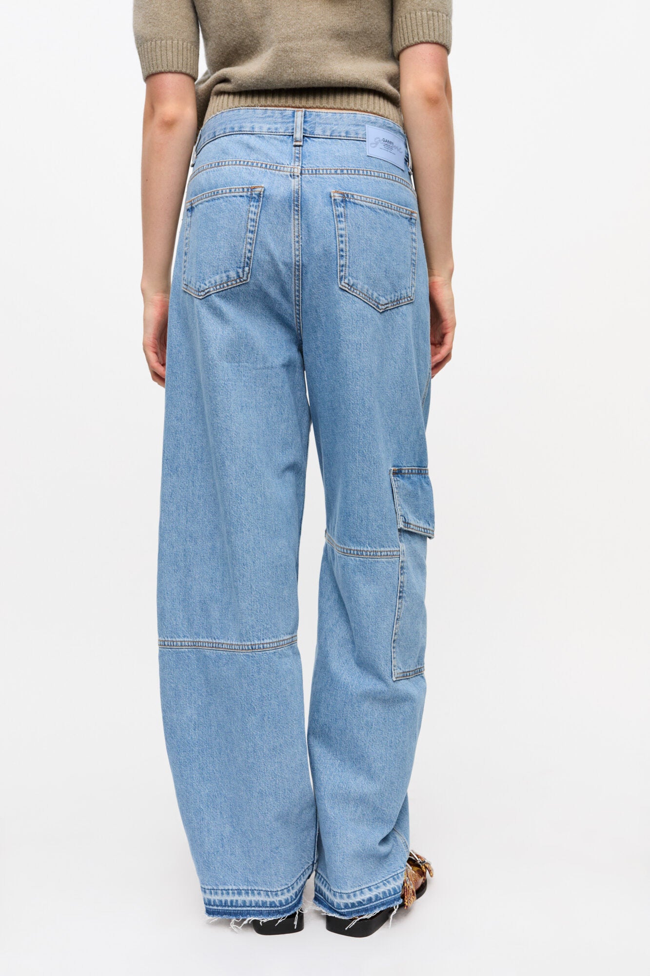 Ganni Broderie jeans