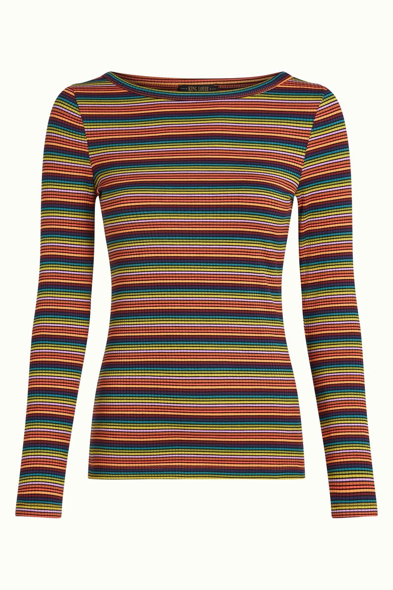 King Louie Lili tee lumi stripe