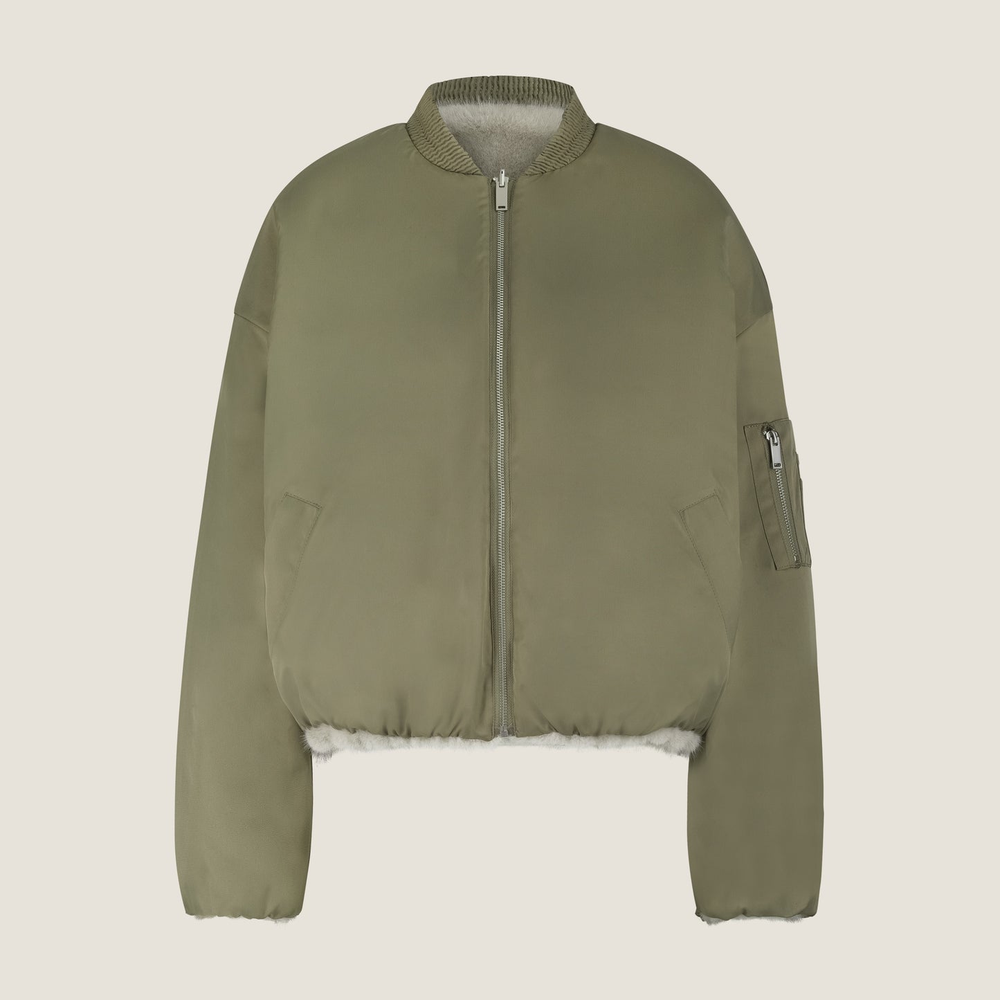 Alter Ego Pearl reversible bomber jas