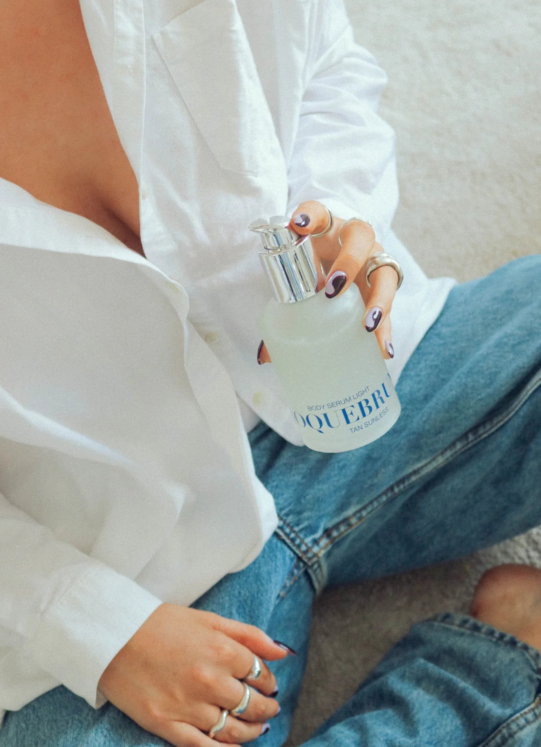 Roquebrun self-tan body serum light