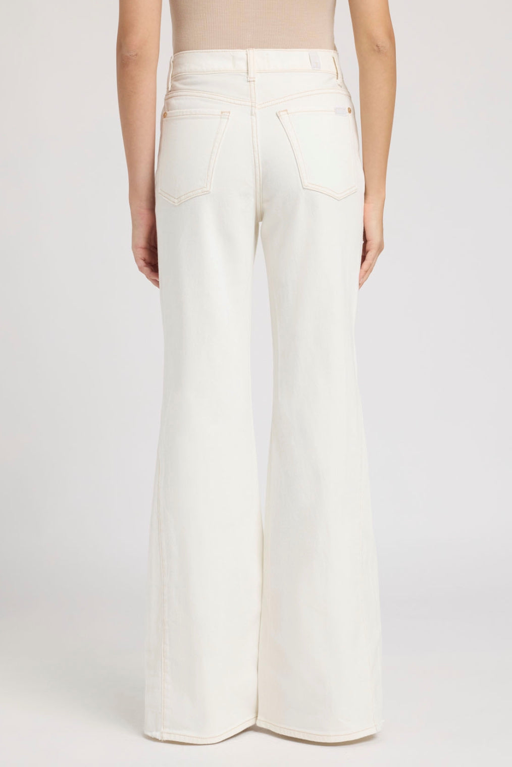 7 For All Mankind Panel retro flare milkyway jeans