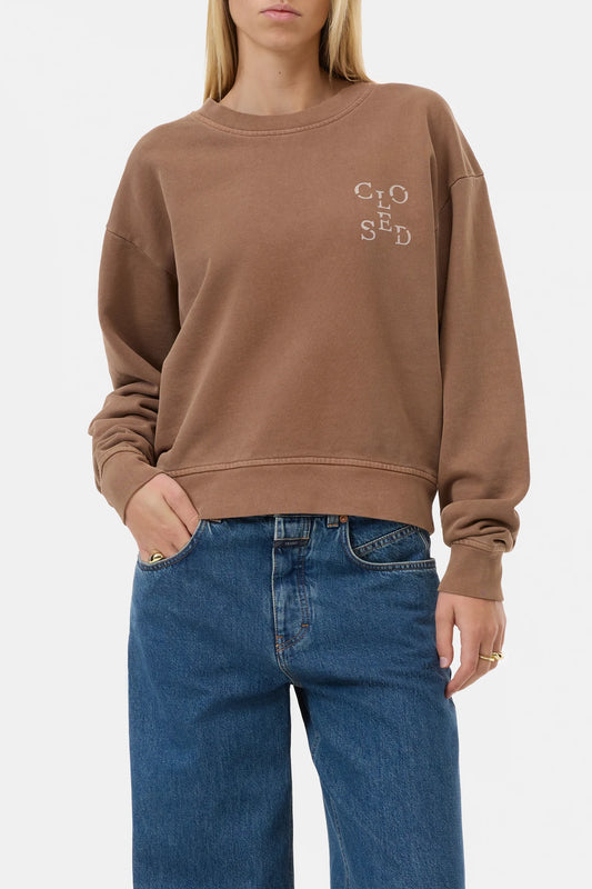 Closed printed sweater