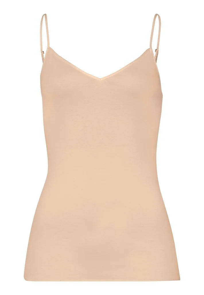 Hanro Cotton Seamless Spaghetti top