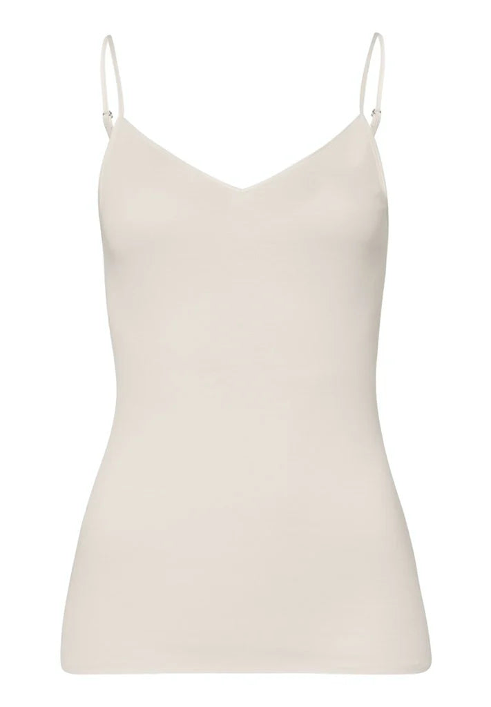 Hanro Cotton Seamless Spaghetti top