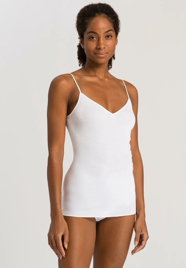 Hanro Cotton Seamless Spaghetti top