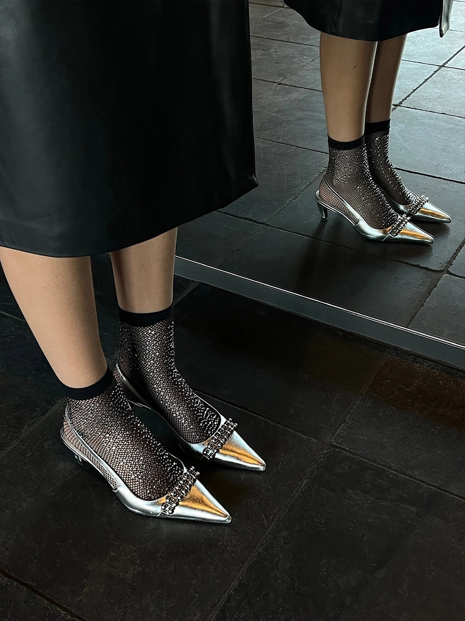 Dante6 Rhinestone sokken