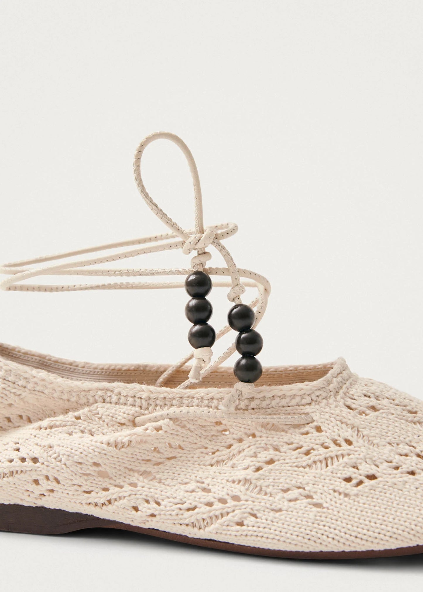 Alohas Rosemary crochet cream espadrilles