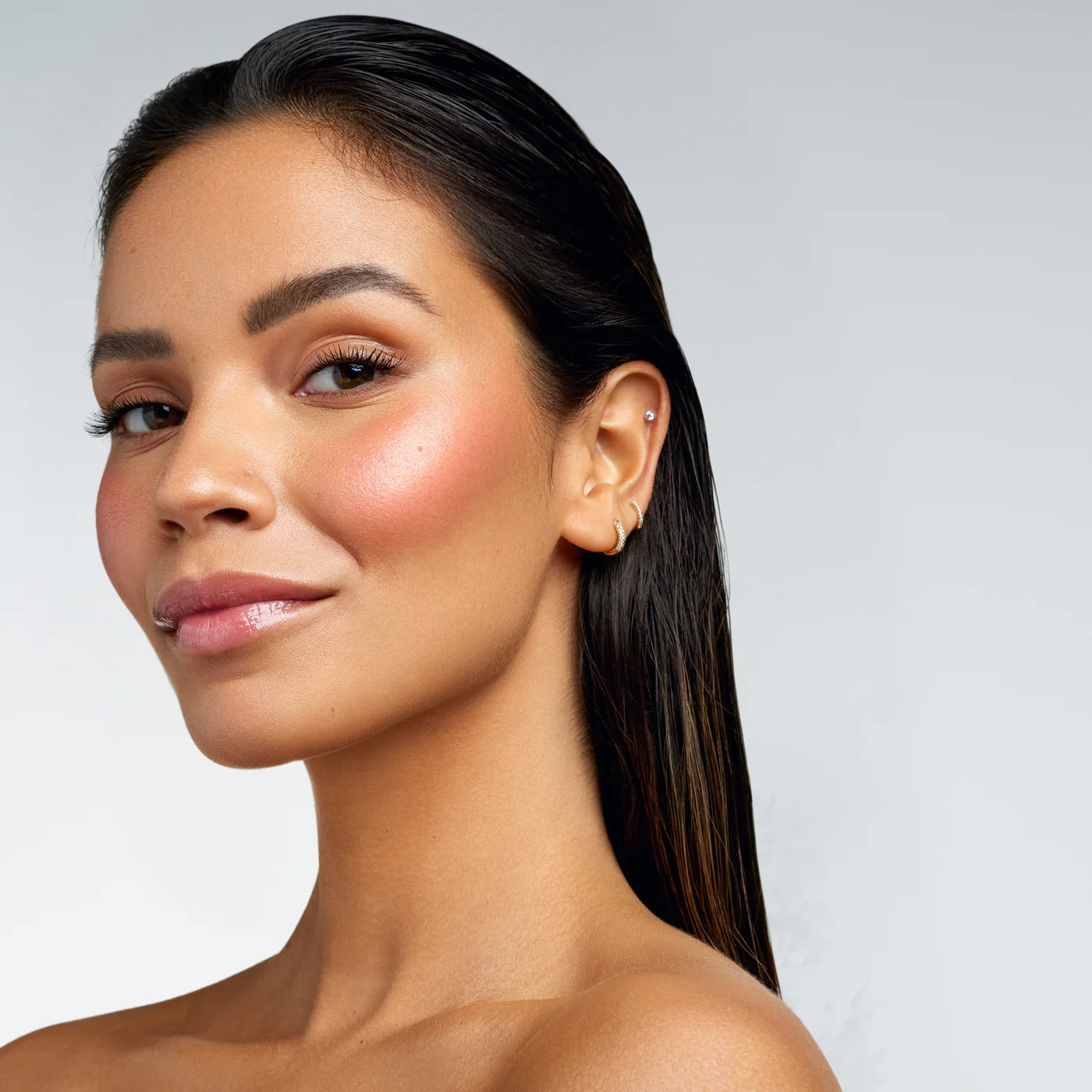 SOPHIA MAE Blissful blush satin rose