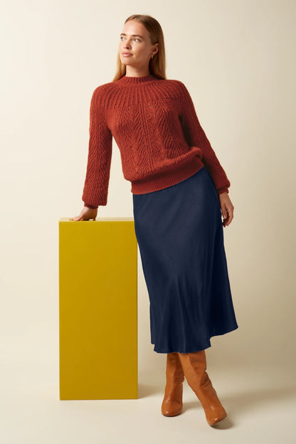 King Louie Bibi Star Satin rok