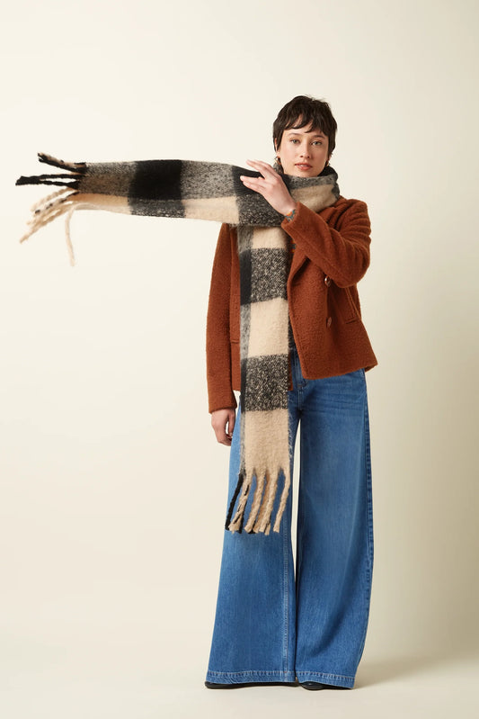 King Louie Check 20-tone sjaal