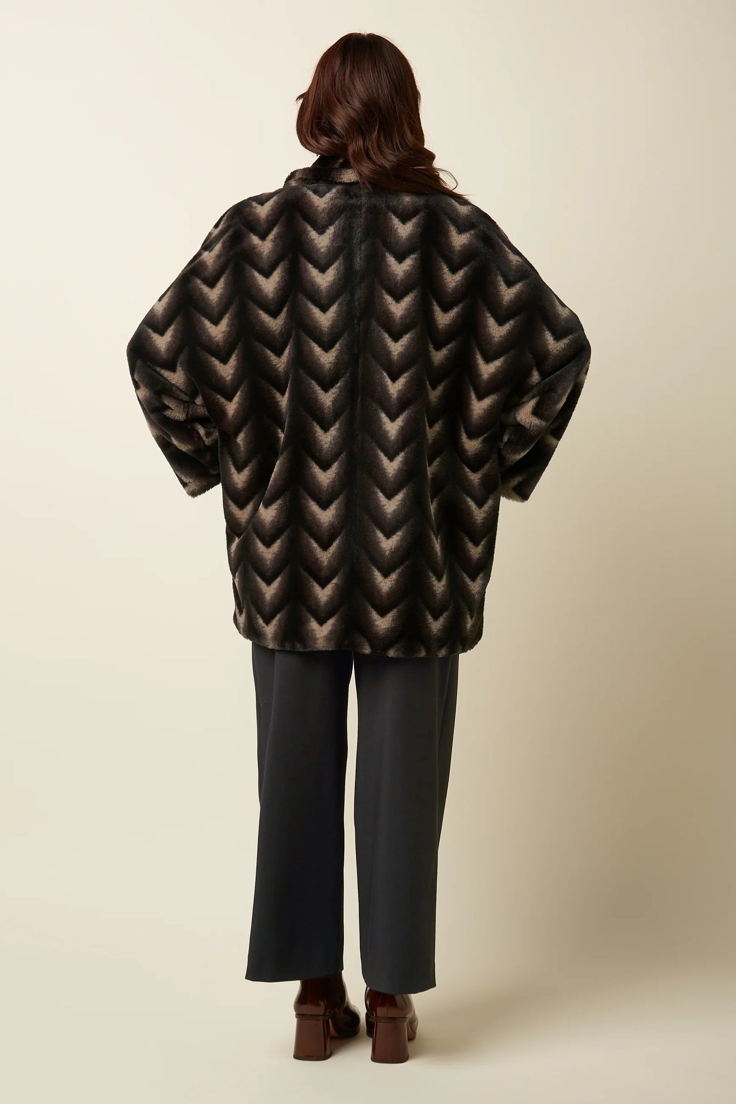 King Louie Shiya Kimono Deco Fur jas