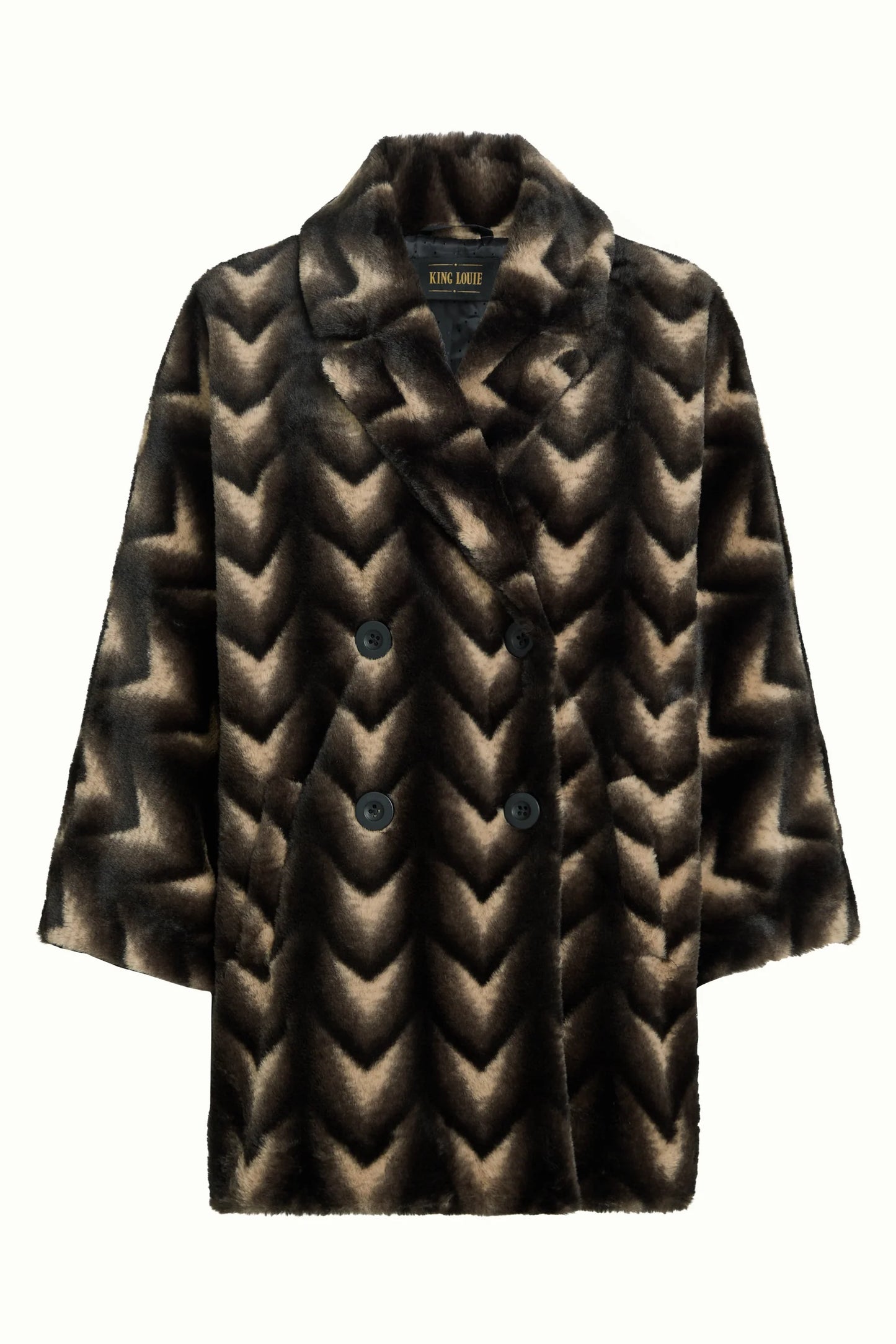 King Louie Shiya Kimono Deco Fur jas