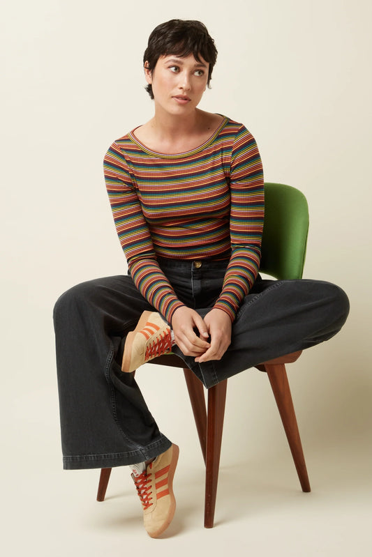 King Louie Lili tee lumi stripe