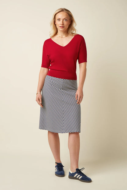 King Louie Juno Mariniere Stripe rok