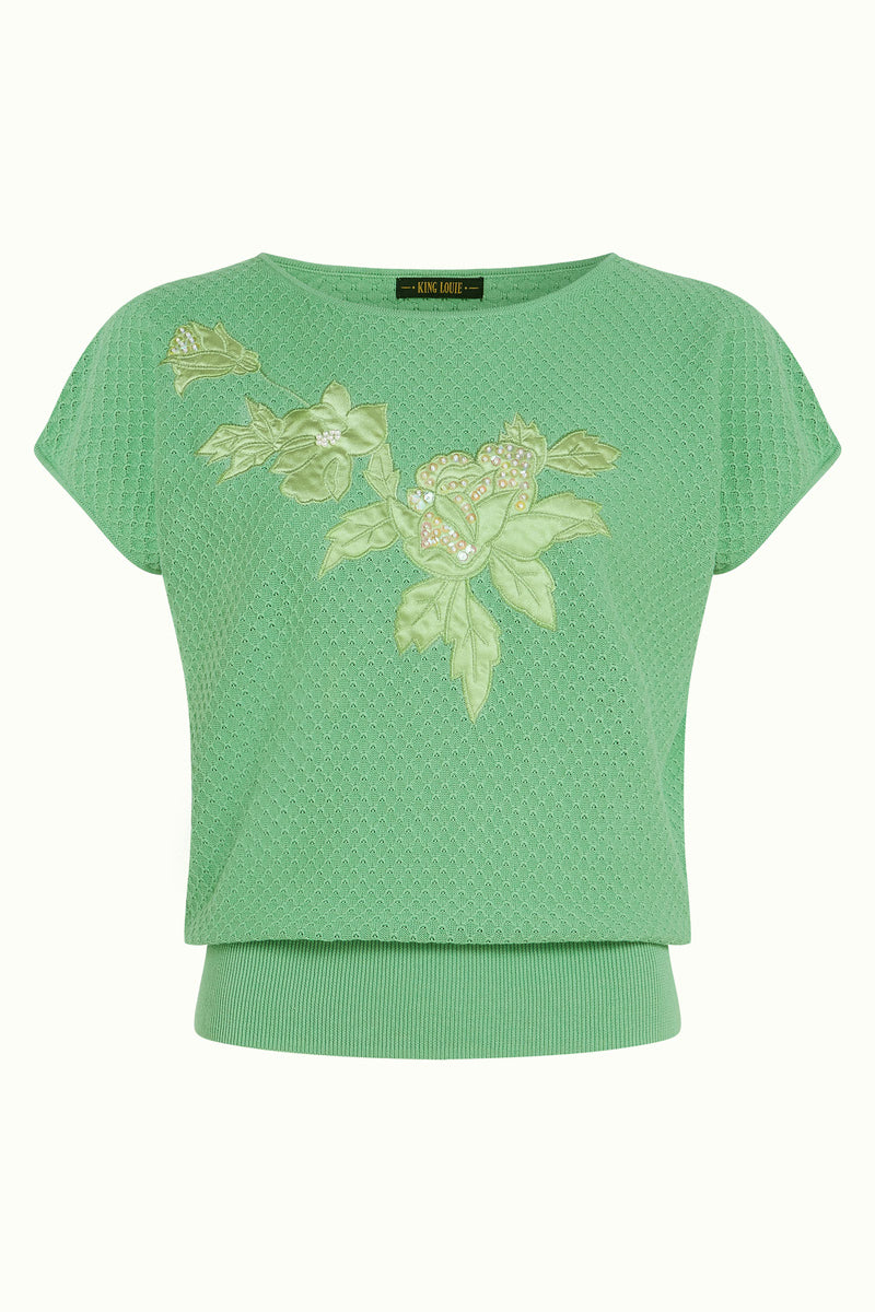 King Louie Ann Applique top