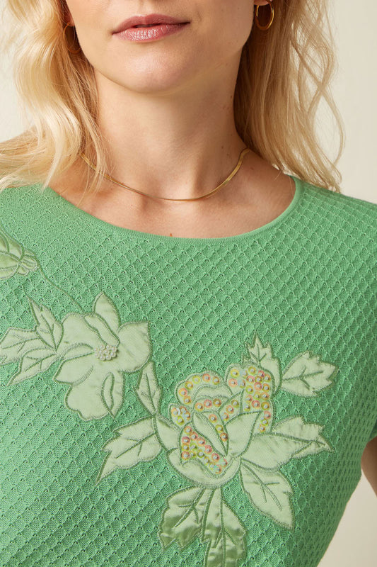 King Louie Ann Applique top