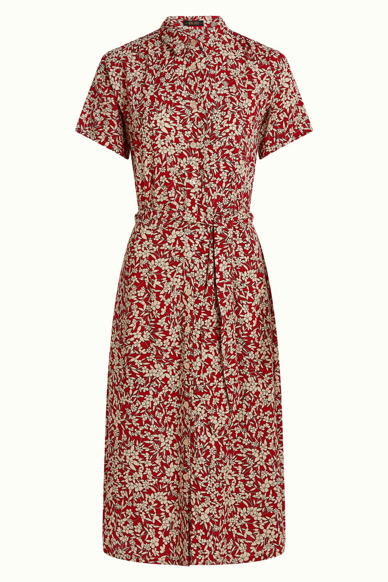 King Louie Olive Paradis jurk