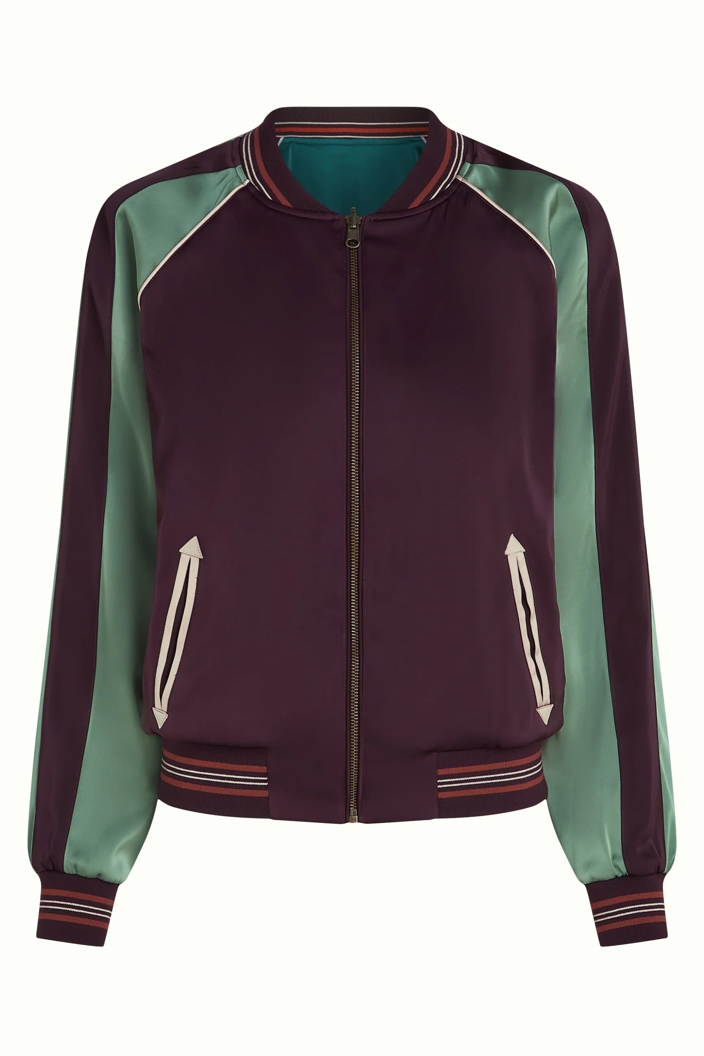 King Louie Bomber Jacket Dusk Satin