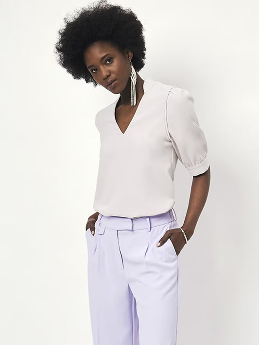 Dante6 Malina V neck top