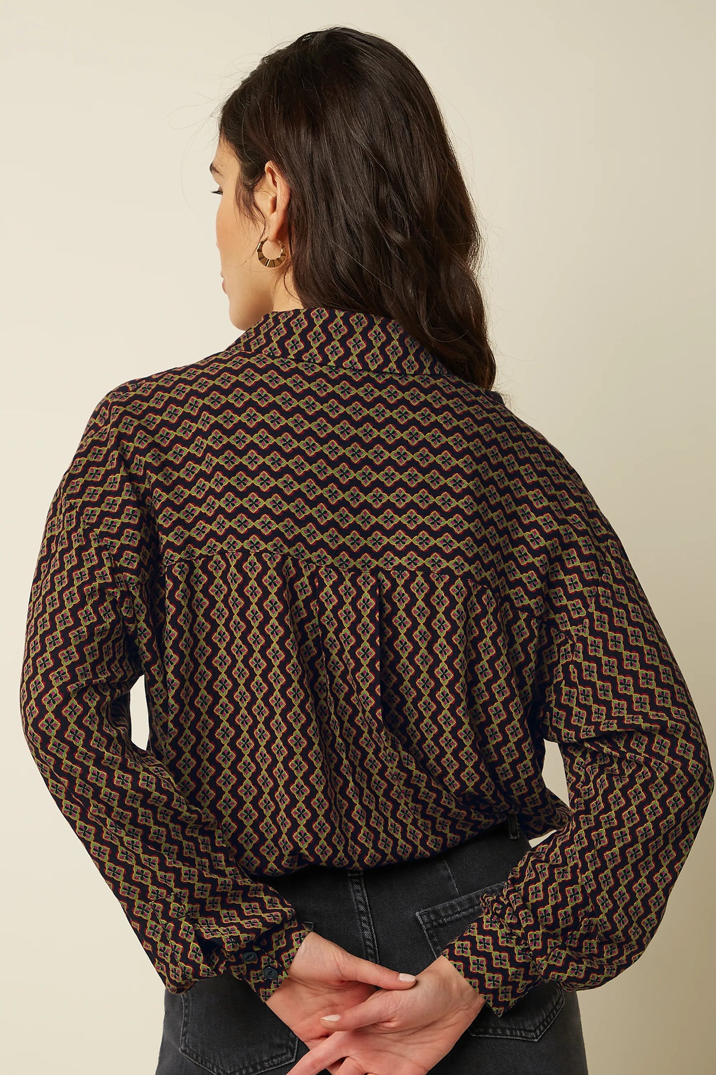 King Louie Gaby Blouse Turi Woven