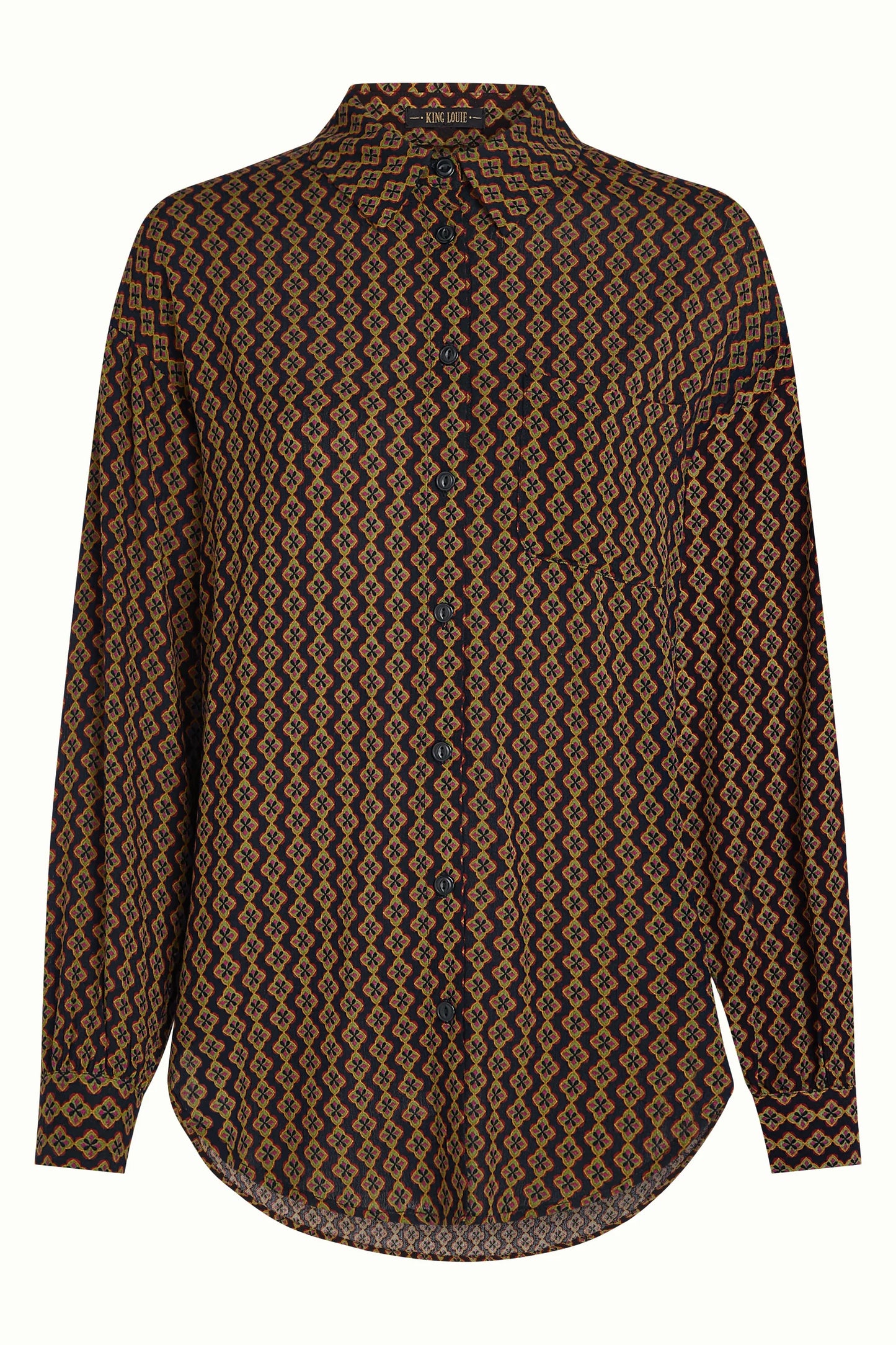 King Louie Gaby Blouse Turi Woven