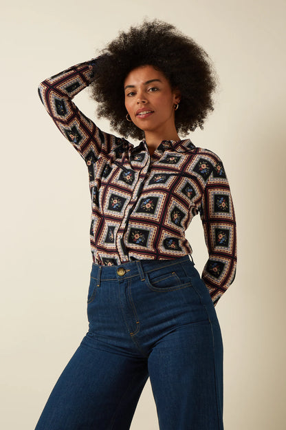 King Louie Western Blouse Melrose