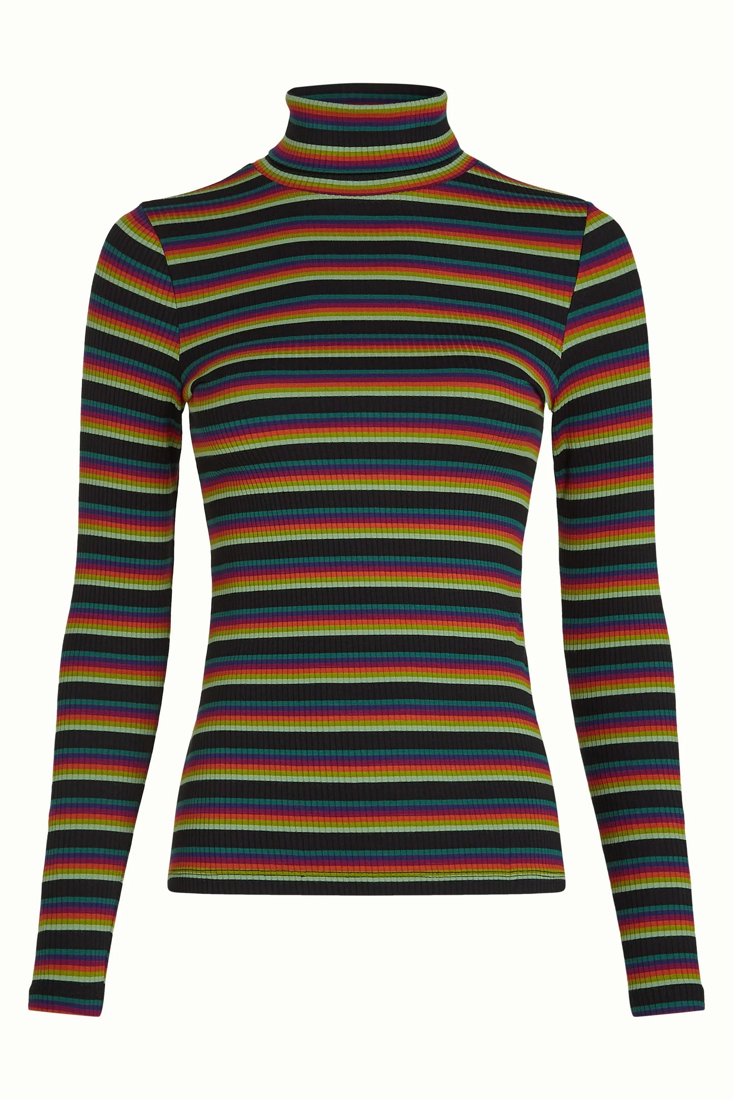 King Louie Rollneck Top Lottie Stripe