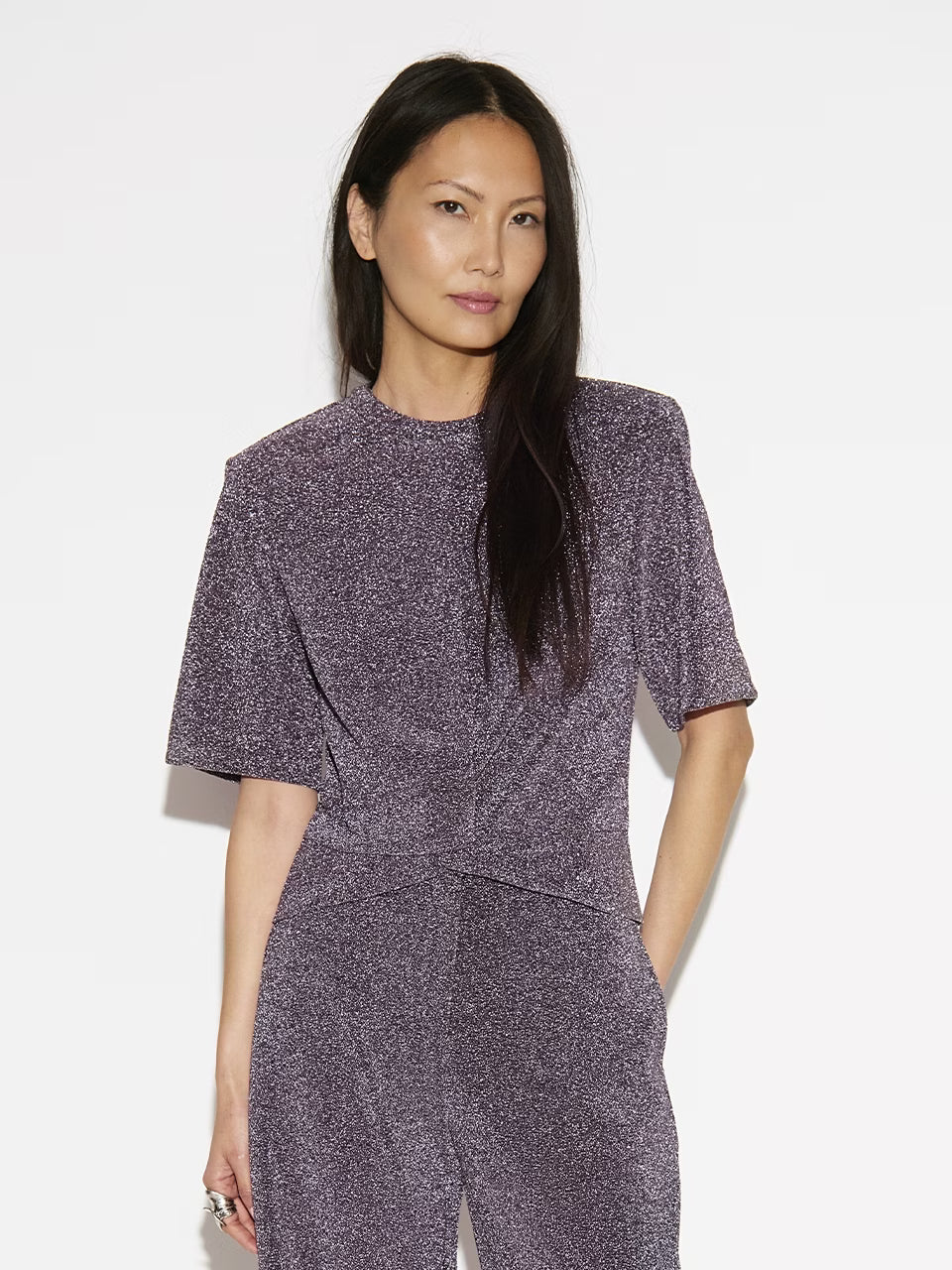 Dante6 Fantina Lurex top