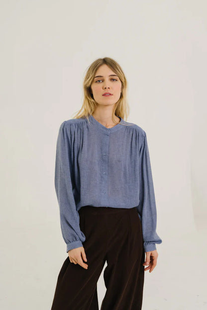 Sacre Coeur Gladis Indigo blouse