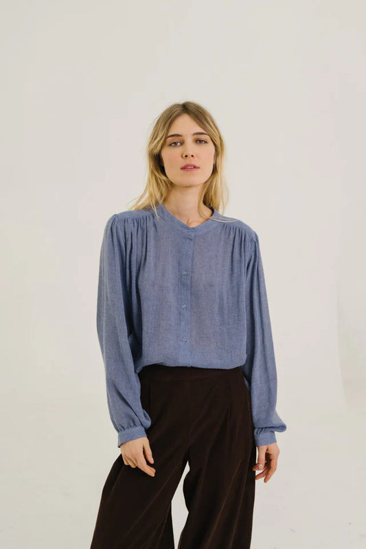 Sacre Coeur Gladis Indigo blouse