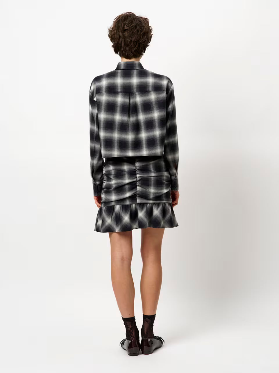 Dante6 Eason check blouse