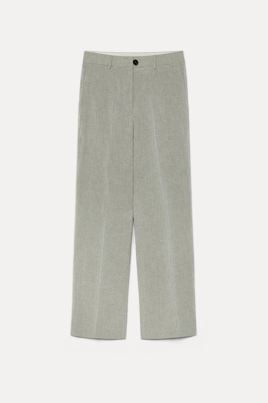 Pomandere pantalon met rechte pijp