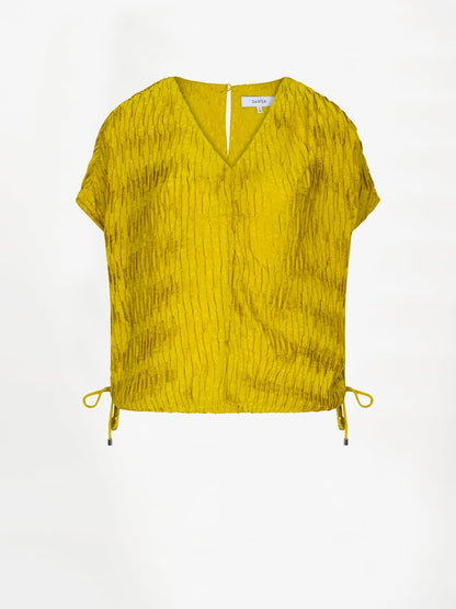 Dante6 Vikli pleated v-neck top